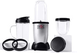 Magic Bullet Blender, Small, Silver, 11 Piece Set